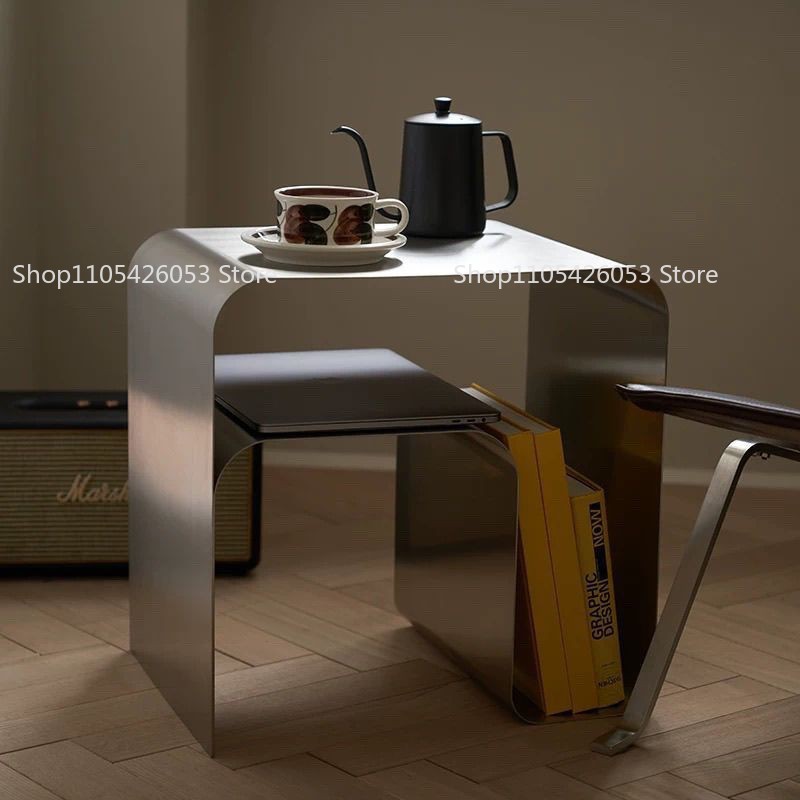 Home Bar Shelf - ยุคกลาง, บาวเฮาส์, สแตนเลส, โต๊ะข้าง, สร้างสรรค์, ข้างเตียง,