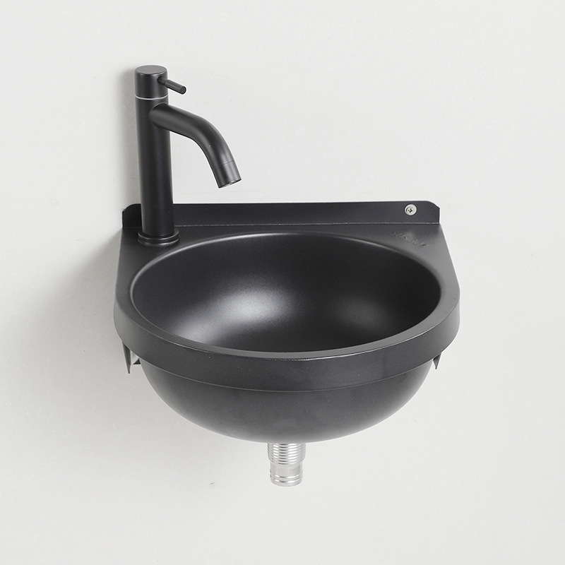 Home Bar Sink - อ่างล้างหน้าติดผนังสแตนเลส 304 สำหรับใช้ในบ้าน ห้องน้ำขนาดเล็ก ระเบียง ดีไซน์อ่างแบบเรียบง่ายสำหรับอ่างล้างจานในครัว