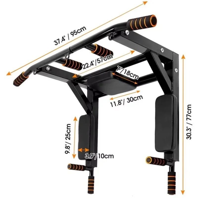 Home Bar And Gym - บาร์โหนติดผนังสำหรับใช้ภายในอาคาร อุปกรณ์ออกกำลังกายในบ้านอเนกประสงค์