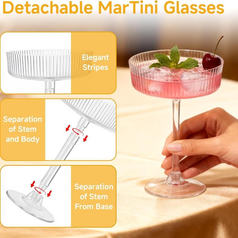 ถ้วยขนมมาร์ตินี่พลาสติกใส 10 ช - Home Bar Supplies บทวิจารณ์และราคา