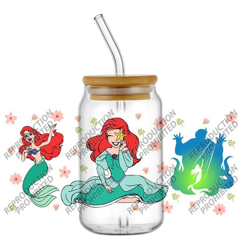 สติกเกอร์ลายการ์ตูนแอเรียลยอดน - Old Fashioned Glass บทวิจารณ์และราคา