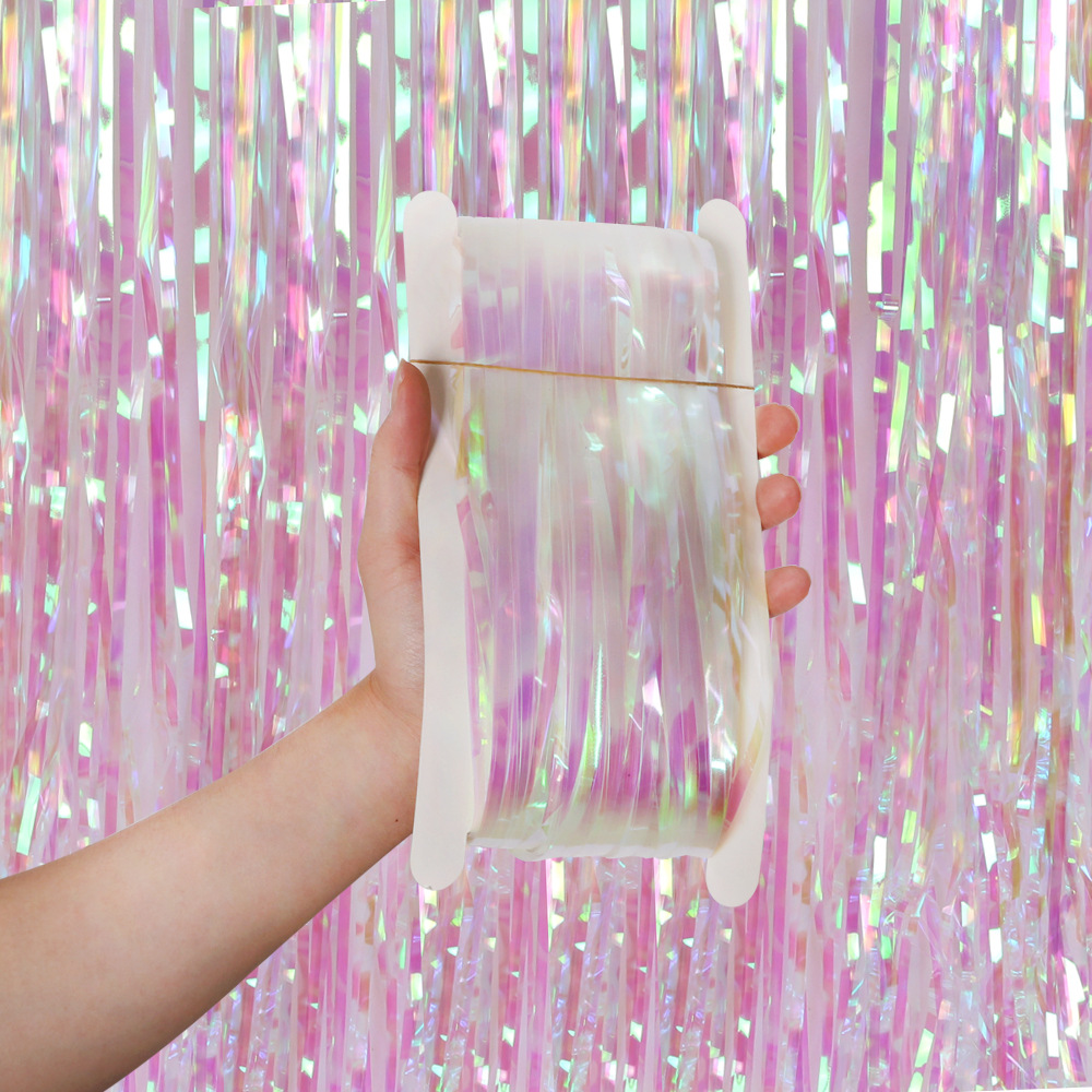 2M 3M Party ฉากหลังผ้าม่านฝนเล - Home Bargains บทวิจารณ์และราคา