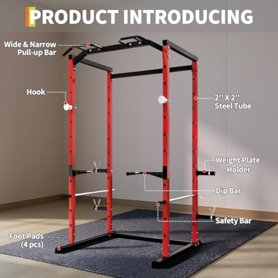 กรงยกน้ำหนักแบบ Heavy-Duty พร้ - Home Bar And Gym บทวิจารณ์และราคา