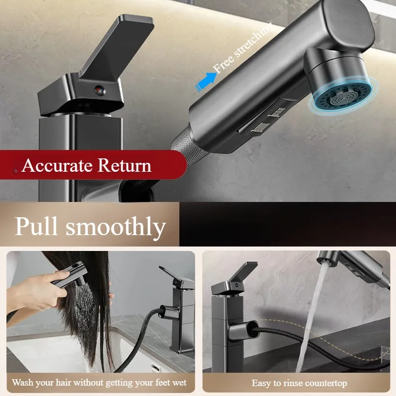 ดึงออกห้องน้ําก๊อกน้ําร้อนและเ - Home Bar Sink บทวิจารณ์และราคา