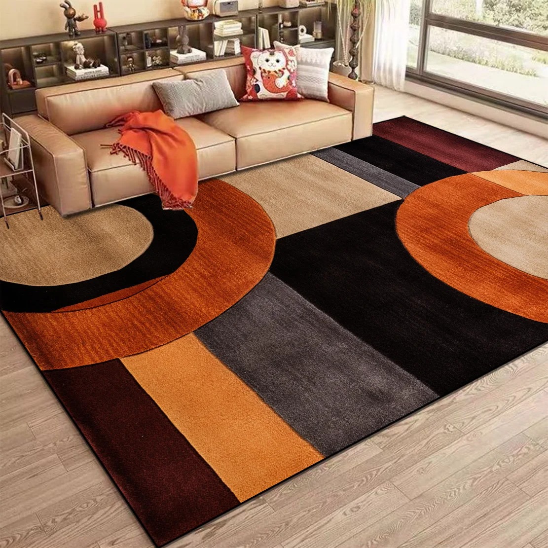พรมลายเรขาคณิตสไตล์นอร์ดิกสำหร - Home Bar Seating บทวิจารณ์และราคา