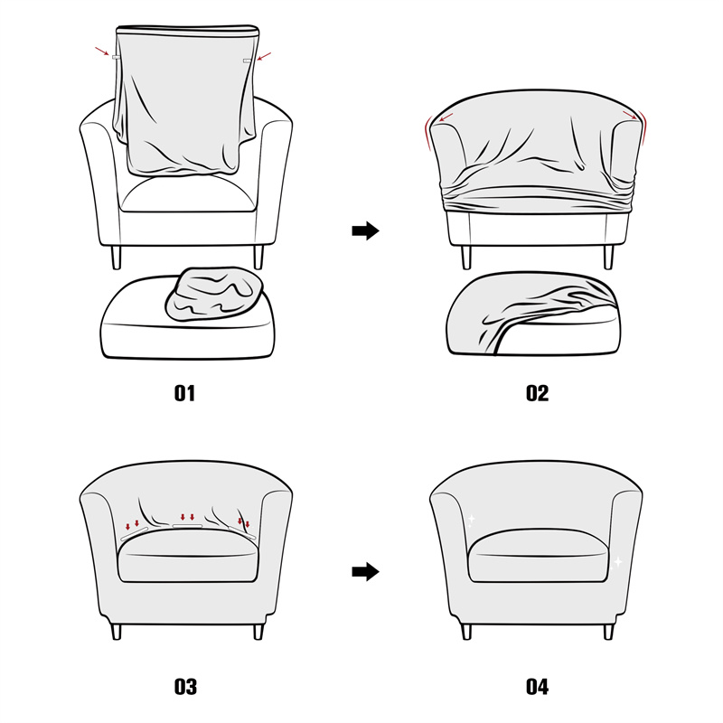 ปลอกหุ้มเก้าอี้คลับสีพื้น ปลอก - Home Bar Lounge บทวิจารณ์และราคา