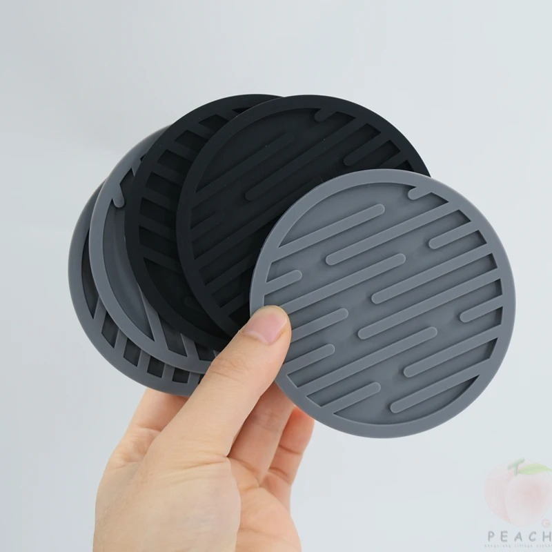 10 ซม.ซิลิโคน Coasters รอบยางท - Bar Mat Rubber บทวิจารณ์และราคา