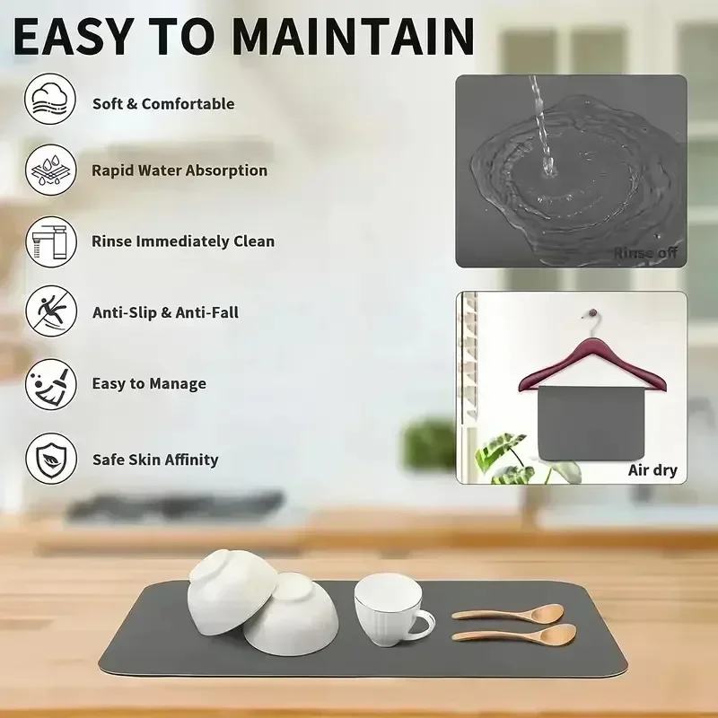แผ่นรองซับน้ำลายโบฮีเมียนย้อนย - Bar Mat Rubber บทวิจารณ์และราคา