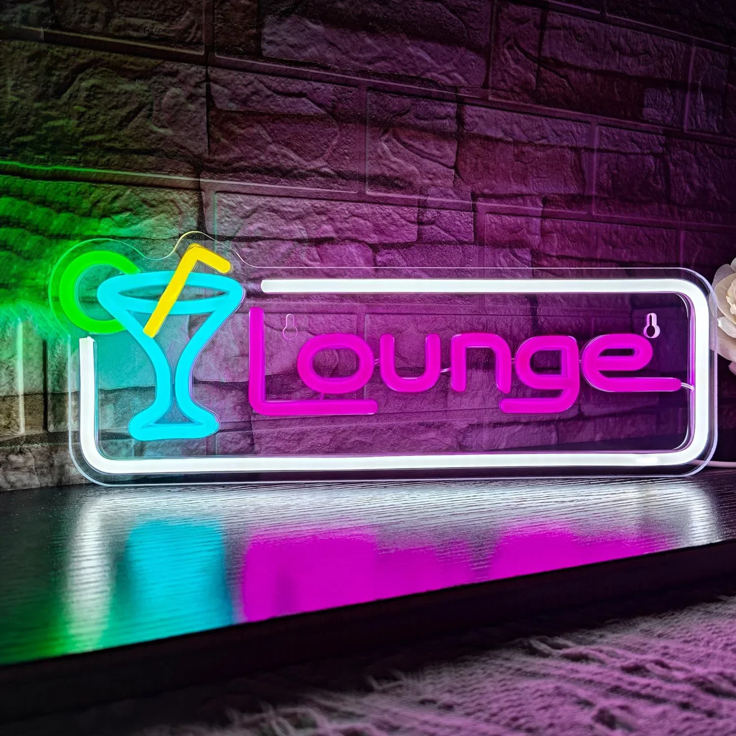 ไฟนีออน LED สำหรับตกแต่งผนังร้ - Home Bar Lounge บทวิจารณ์และราคา