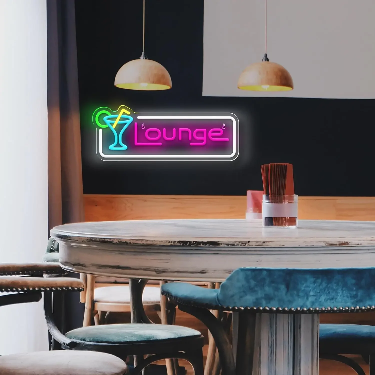 ไฟนีออน LED สำหรับตกแต่งผนังร้ - Home Bar Lounge บทวิจารณ์และราคา